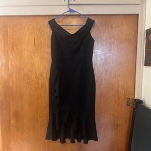 Black cocktail dress